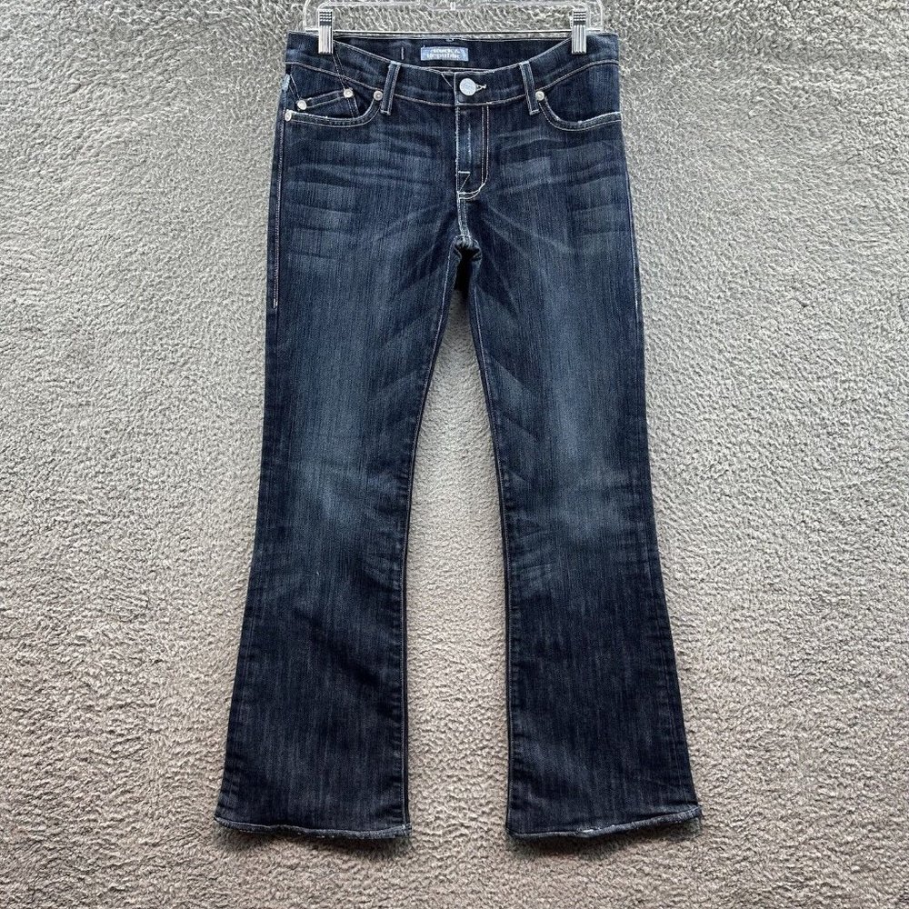 Rock & Republic Jeans Women's Size 27 Blue Denim Flared Jeans Ladies Size 27